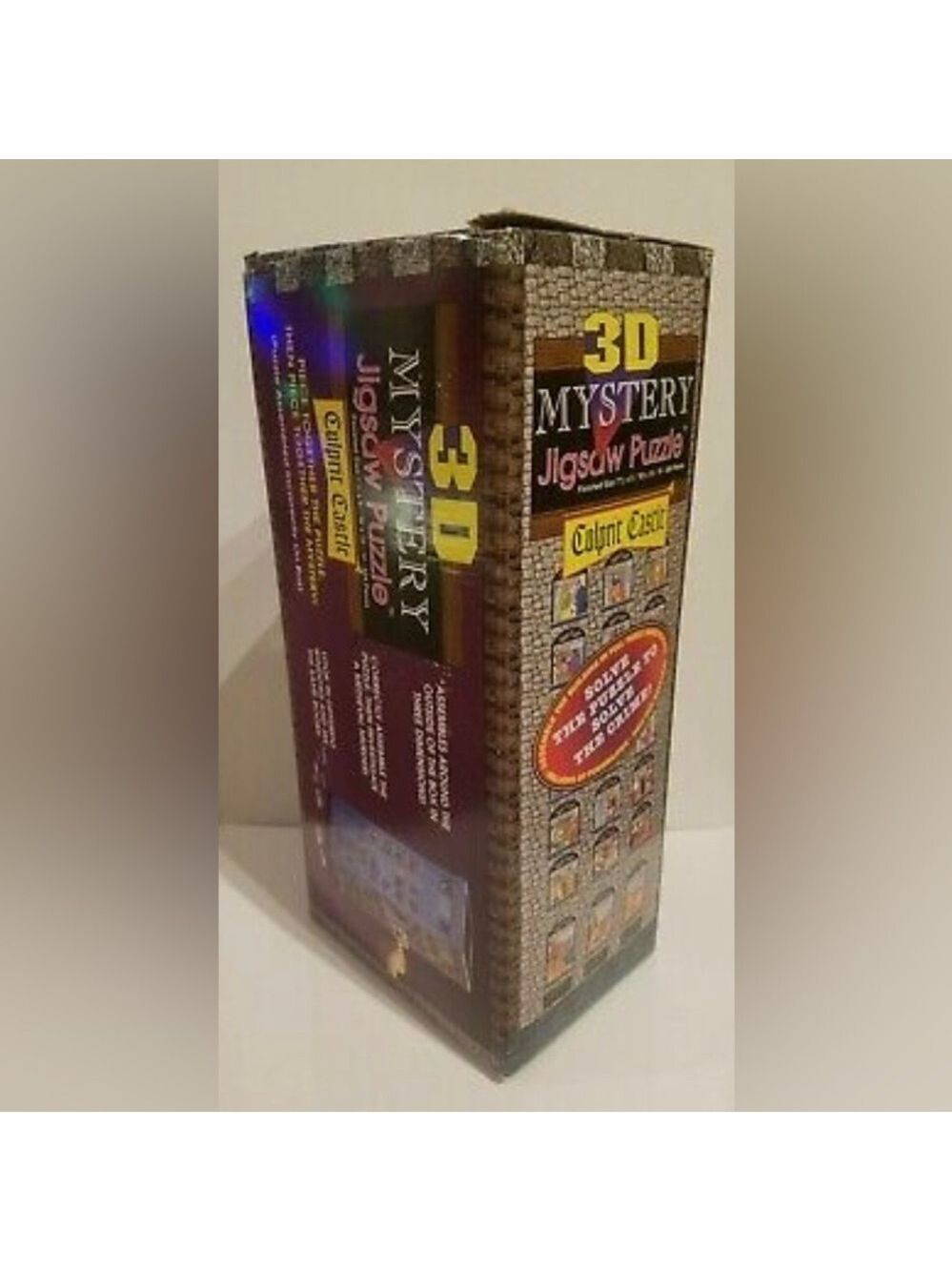 3-D vintage mystery puzzle Castle Culprit game family fun medieval murder - Picture 2 of 15